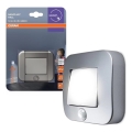 Osram - Veilleuse d'orientation LED avec capteur NIGHTLUX LED/0,3W/3xAAA IP54 argentée