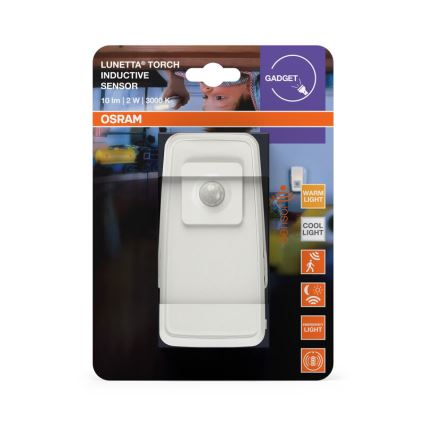 Osram - veilleuse LED à brancher avec capteur LUNETTA LED/2W/230V
