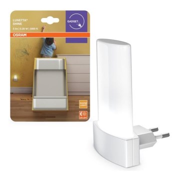 Osram - Veilleuse LED avec capteur crépusculaire LUNETTA LED/0,28W/230V 3000K