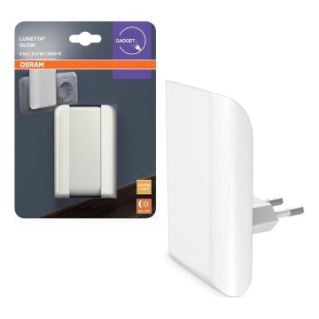 Osram - Veilleuse LED avec capteur crépusculaire LUNETTA LED/0,3W/230V