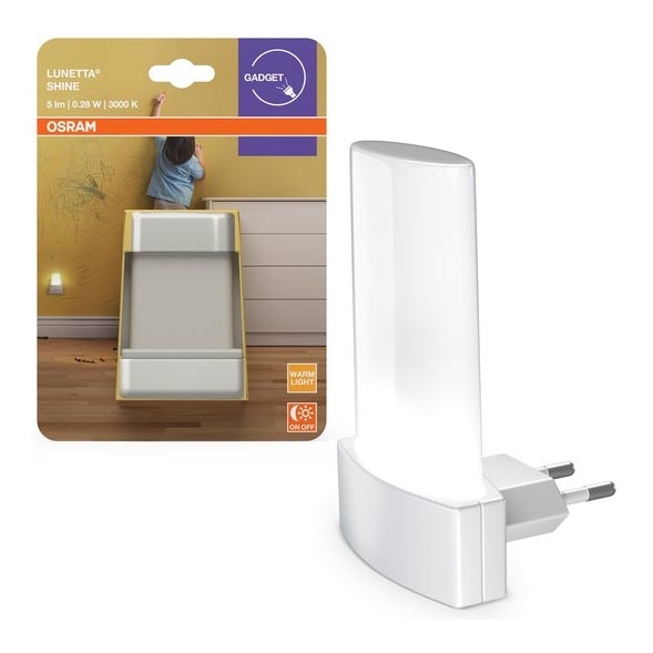 Osram - Veilleuse LED avec capteur LUNETTA LED/0,28W/230V 3000K