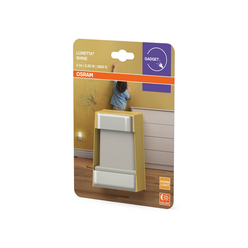 Osram - Veilleuse LED avec capteur LUNETTA LED/0,28W/230V 3000K