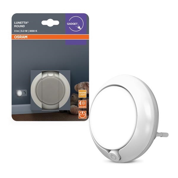 Osram - Veilleuse LED avec capteur LUNETTA LED/0,3W/230V 3000K