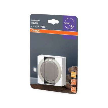 Osram - Veilleuse LED avec capteur LUNETTA LED/0,3W/230V 3000K