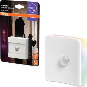 Osram - Veilleuse LED RGB à brancher avec capteur LUNETTA LED/0,3W/230V