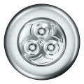 Osram - Veilleuse tactile d'orientation DOT-IT LED/0,2W/3xAAA Ø 6,8 cm argentée