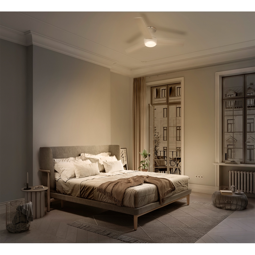 Osram - Ventilateur de plafond dimmable LED RVB NORDES LED/18W/230V 3000-6500K + télécommande