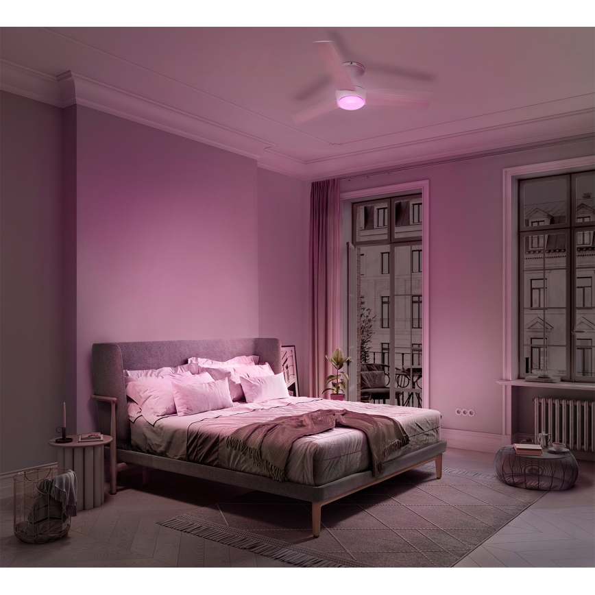 Osram - Ventilateur de plafond dimmable LED RVB NORDES LED/18W/230V 3000-6500K + télécommande