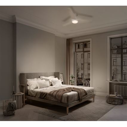 Osram - Ventilateur de plafond dimmable LED RVB NORDES LED/18W/230V 3000-6500K + télécommande