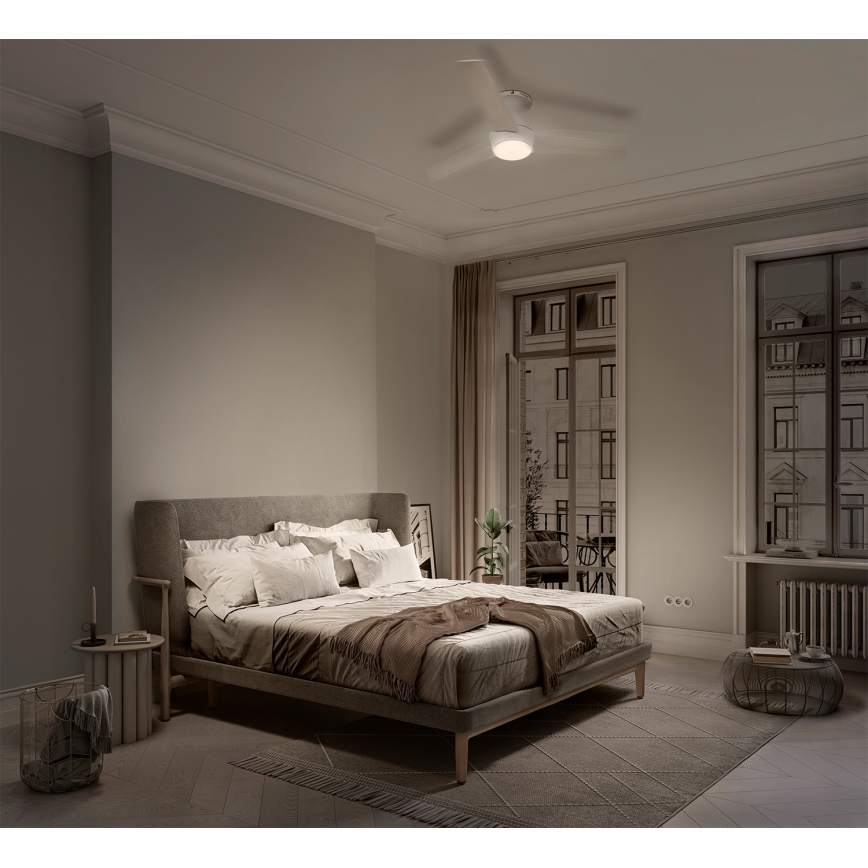 Osram - Ventilateur de plafond dimmable LED RVB NORDES LED/18W/230V 3000-6500K + télécommande