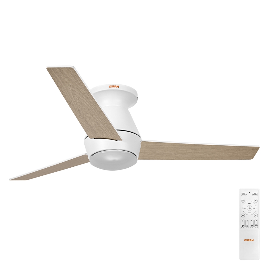 Osram - Ventilateur de plafond dimmable LED RVB NORDES LED/18W/230V 3000-6500K + télécommande