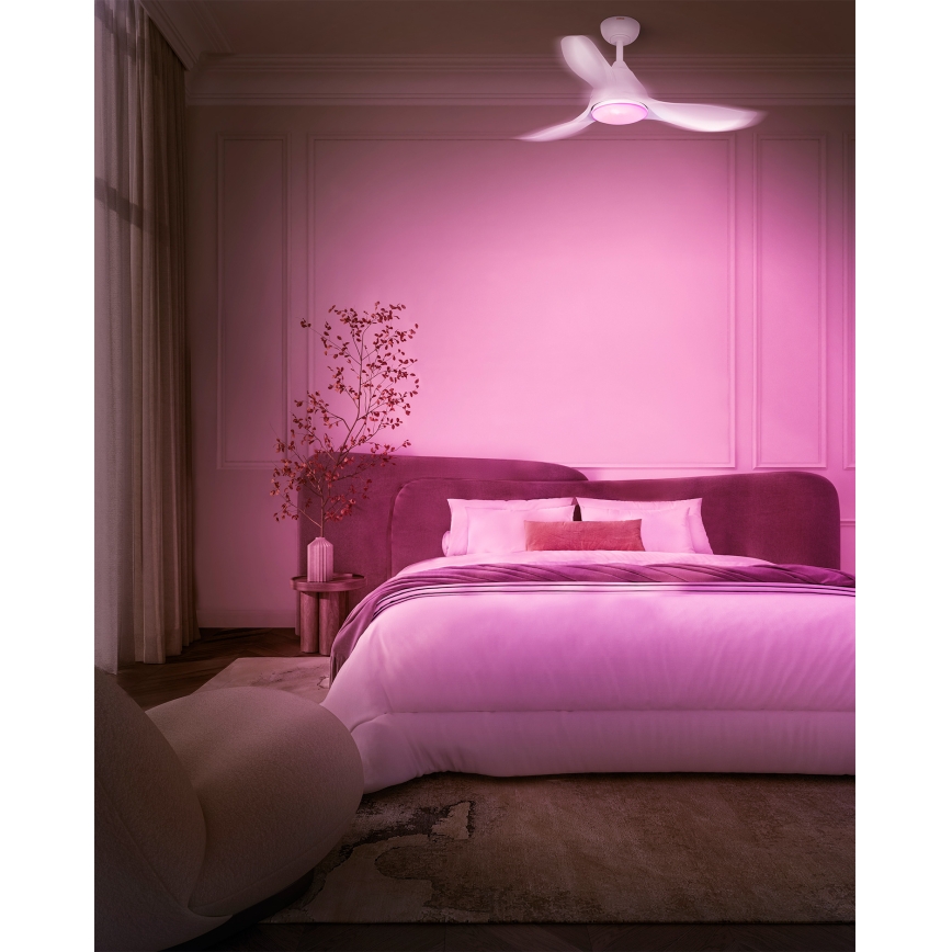 Osram - Ventilateur de plafond LED RVB dimmable NORDES LED/18W/230V 3000-6500K + télécommande
