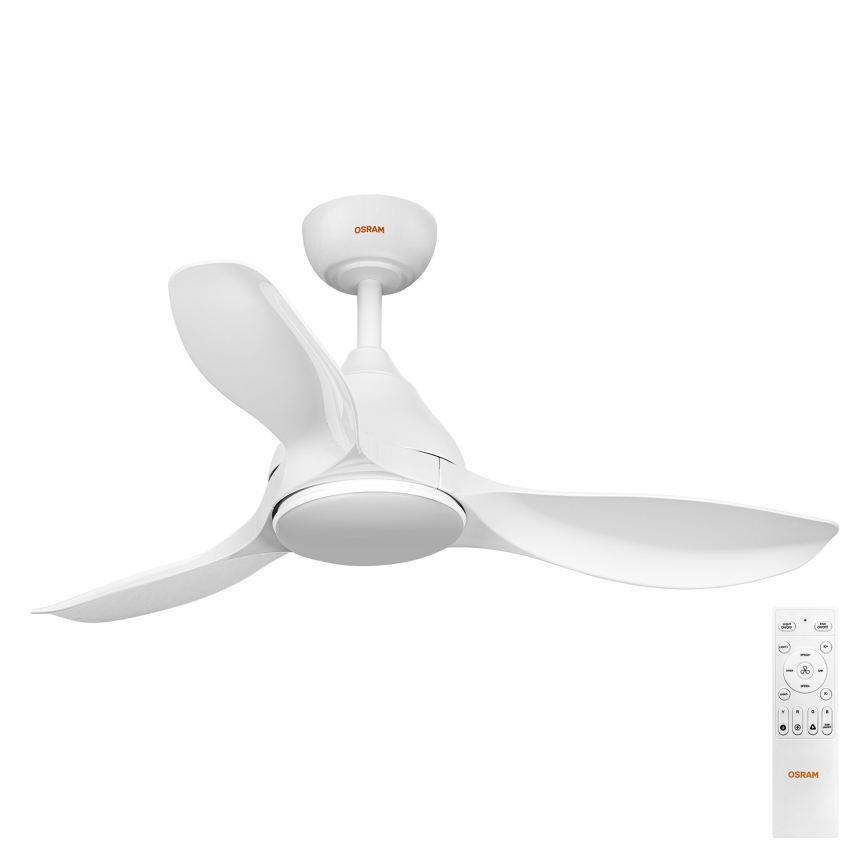 Osram - Ventilateur de plafond LED RVB dimmable NORDES LED/18W/230V 3000-6500K + télécommande