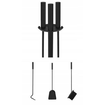 Outils de cheminée en acier inoxydable 4 pcs