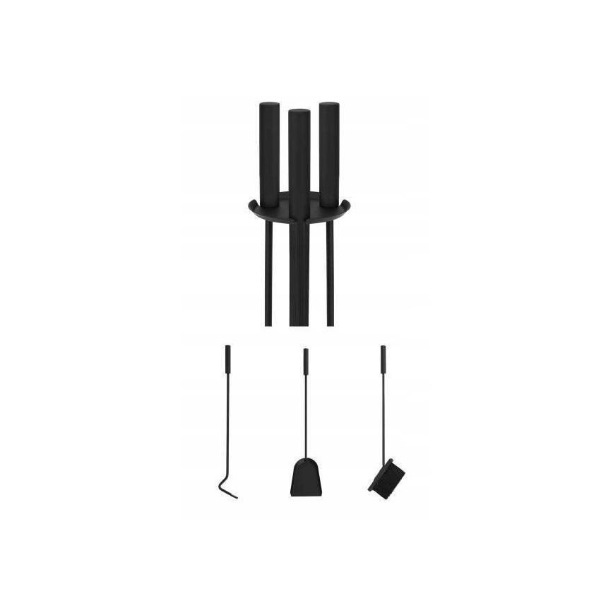 Outils de cheminée en acier inoxydable 4 pcs