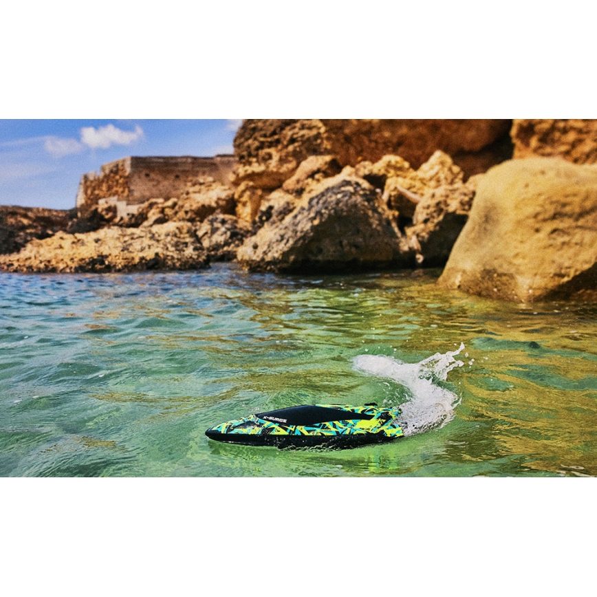Overmax - bateau radiocommandé X-SURGE 4000 mAh noir/vert