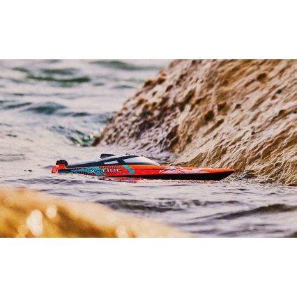 Overmax - Bateau radiocommandé X-TIDE 2400 mAh noir/orange