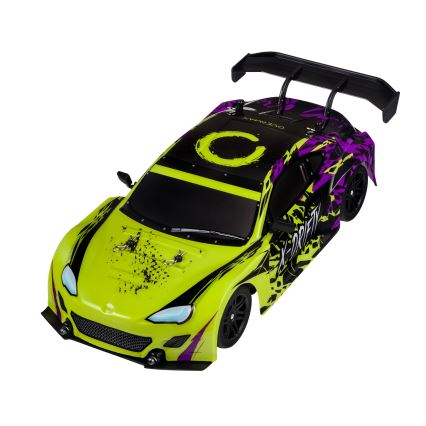 Overmax - voiture de drift radiocommandée X-DRIFT 1000 mAh jaune/violet