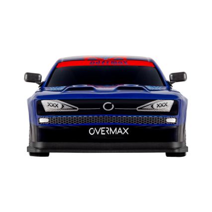 Overmax - Voiture de drift radiocommandée 2 en 1 X-OVERSLIDE 1000 mAh noir/vert/bleu/rouge