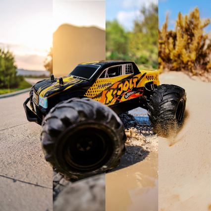 Overmax - voiture radiocommandée X-JOLT 1000 mAh noir/jaune
