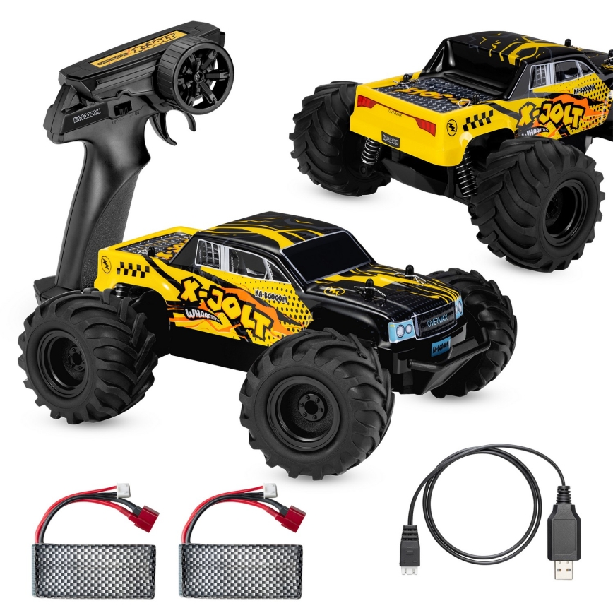 Overmax - voiture radiocommandée X-JOLT 1000 mAh noir/jaune