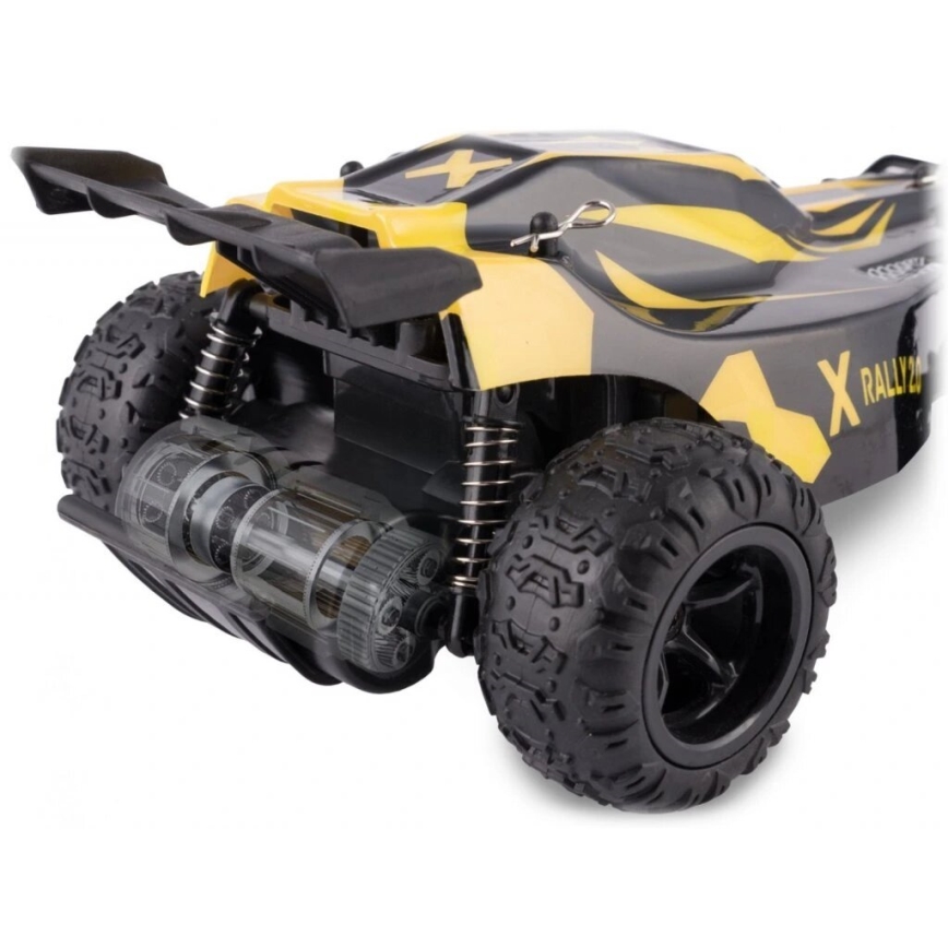 Overmax - Voiture radiocommandée X-RALLY 2.0 1200 mAh Noir/Jaune