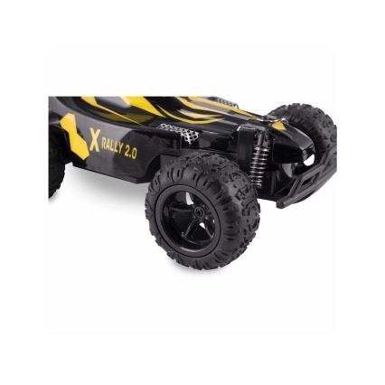 Overmax - Voiture radiocommandée X-RALLY 2.0 1200 mAh Noir/Jaune