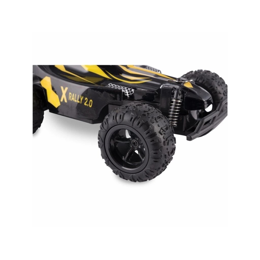 Overmax - Voiture radiocommandée X-RALLY 2.0 1200 mAh Noir/Jaune