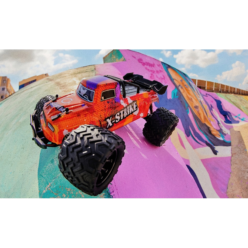 Overmax - voiture radiocommandée X-STRIKE 3000 mAh noir/orange