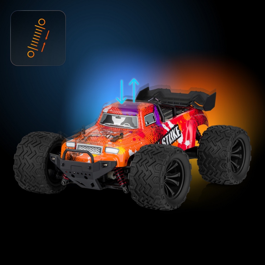 Overmax - voiture radiocommandée X-STRIKE 3000 mAh noir/orange
