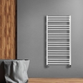 P.M.H. AV4W - Radiateur sèche-serviettes pour salle de bains AVENTO 567 W, 121 cm, blanc