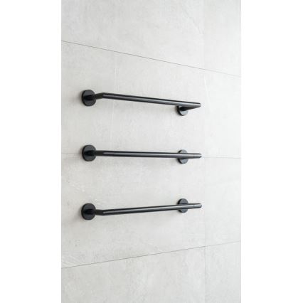 P.M.H. IN1B-R - Sèche-serviettes électrique INGA 17W/230V 85,9 cm IP44 droit/noir