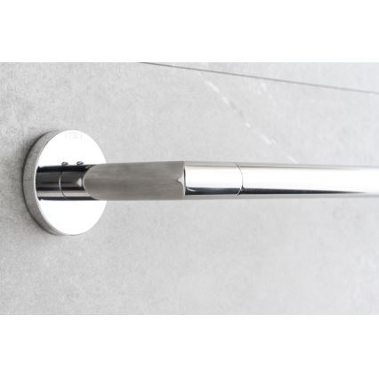 P.M.H. IN1SS-L - Sèche-serviettes électrique INGA 17W/230V 85,9 cm IP44 gauche/acier inoxydable poli