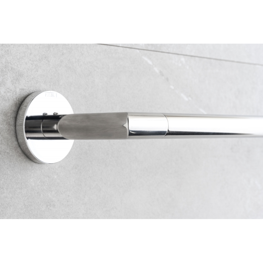 P.M.H. IN1SS-L - Sèche-serviettes électrique INGA 17W/230V 85,9 cm IP44 gauche/acier inoxydable poli