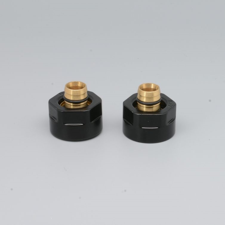 P.M.H. M16B2024 - Raccord à compression pour vanne VISION/INTER noir/alupex 16 mm