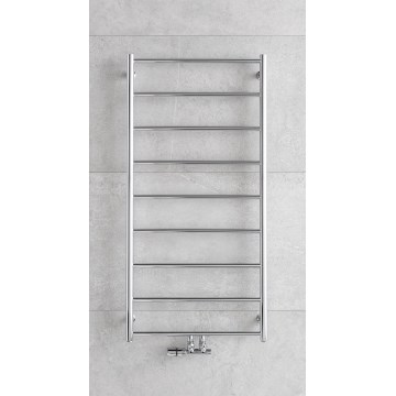 P.M.H. NS4C-M - Sèche-serviettes en échelle pour salle de bains NAAS 222W 121 cm chromé brillant