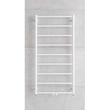 P.M.H. NS4W-M - Radiateur sèche-serviettes pour salle de bains NAAS 349W 121 cm blanc