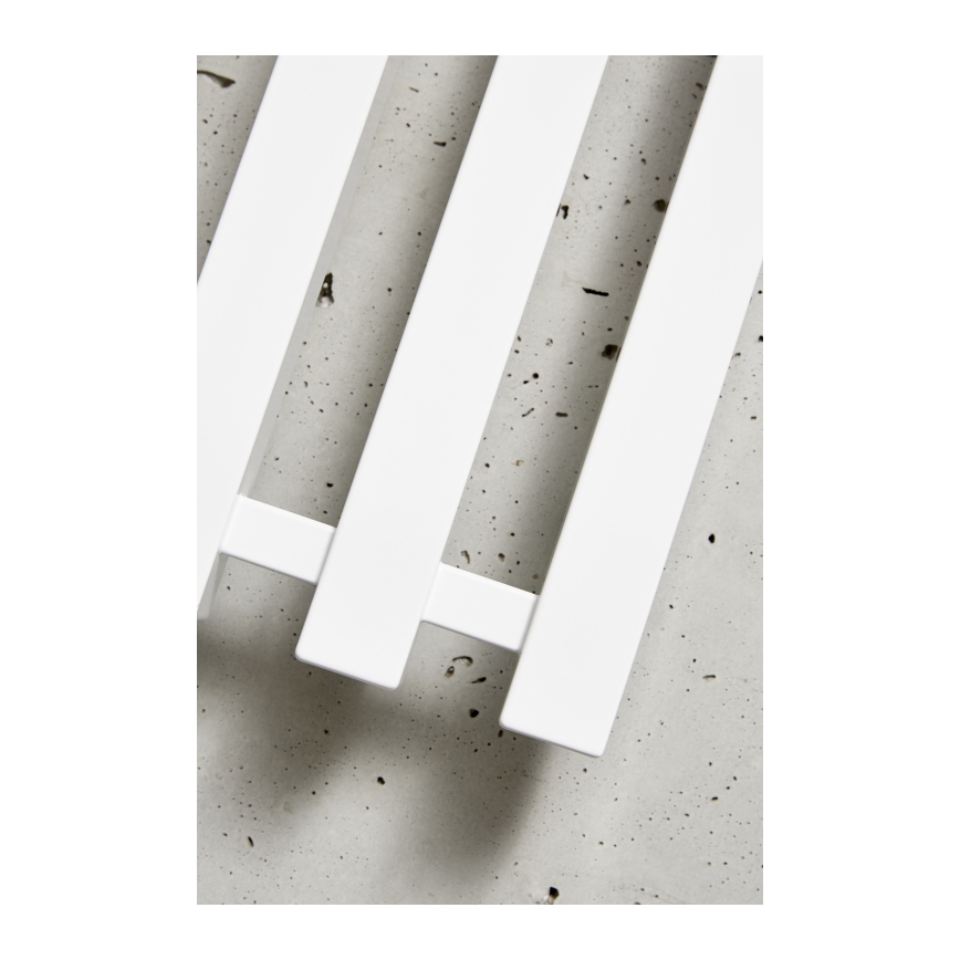 P.M.H. P2W/4 - Radiateur sèche-serviettes en échelle pour salle de bains PLUTO 406 W 150 cm blanc