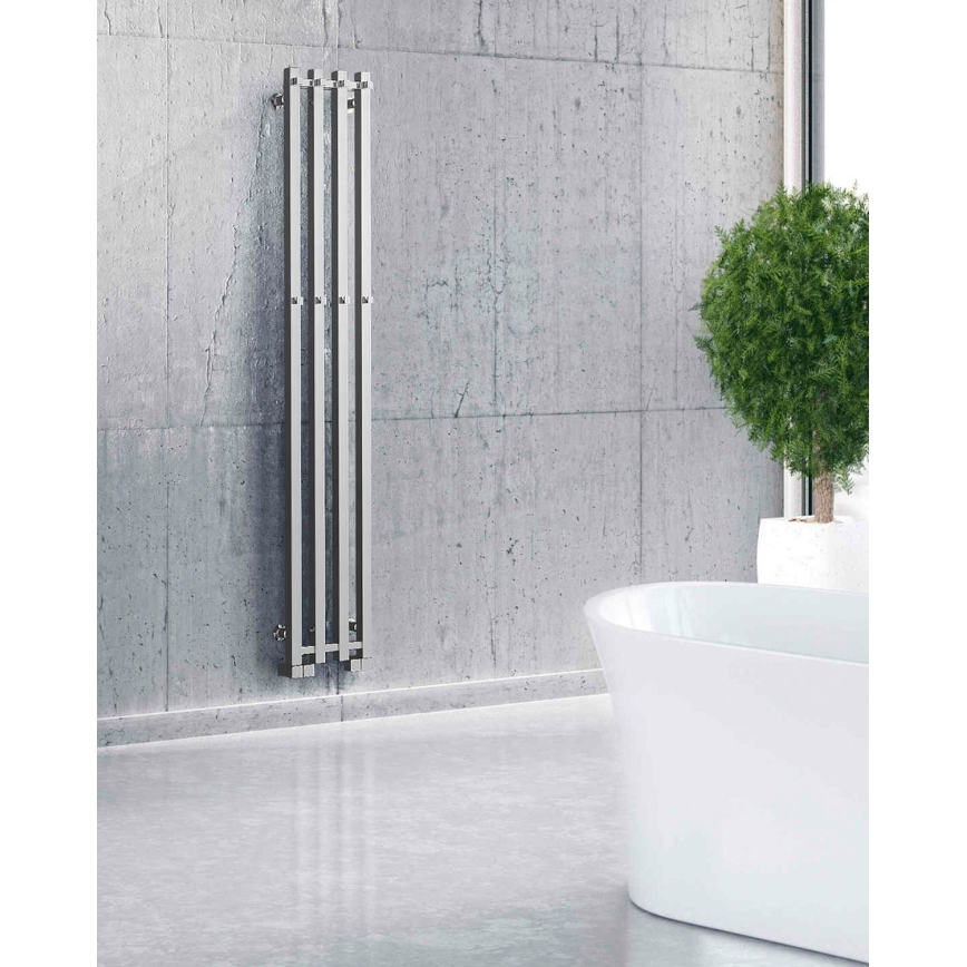 P.M.H. PX2C/4 - Radiateur sèche-serviettes PLUTO X 350 W, 150 cm, chrome brillant