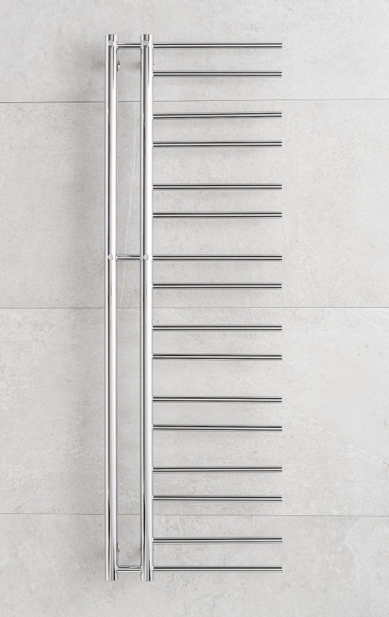 P.M.H. T2C - Sèche-serviettes THEIA 352 W 154 cm version droite/chromé brillant