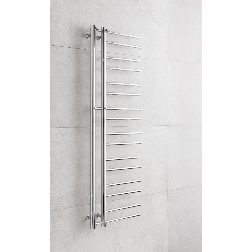 P.M.H. T2C - Sèche-serviettes THEIA 352 W 154 cm version droite/chromé brillant