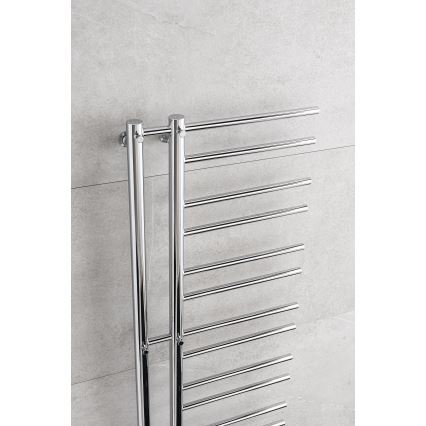 P.M.H. T2C - Sèche-serviettes THEIA 352 W 154 cm version droite/chromé brillant