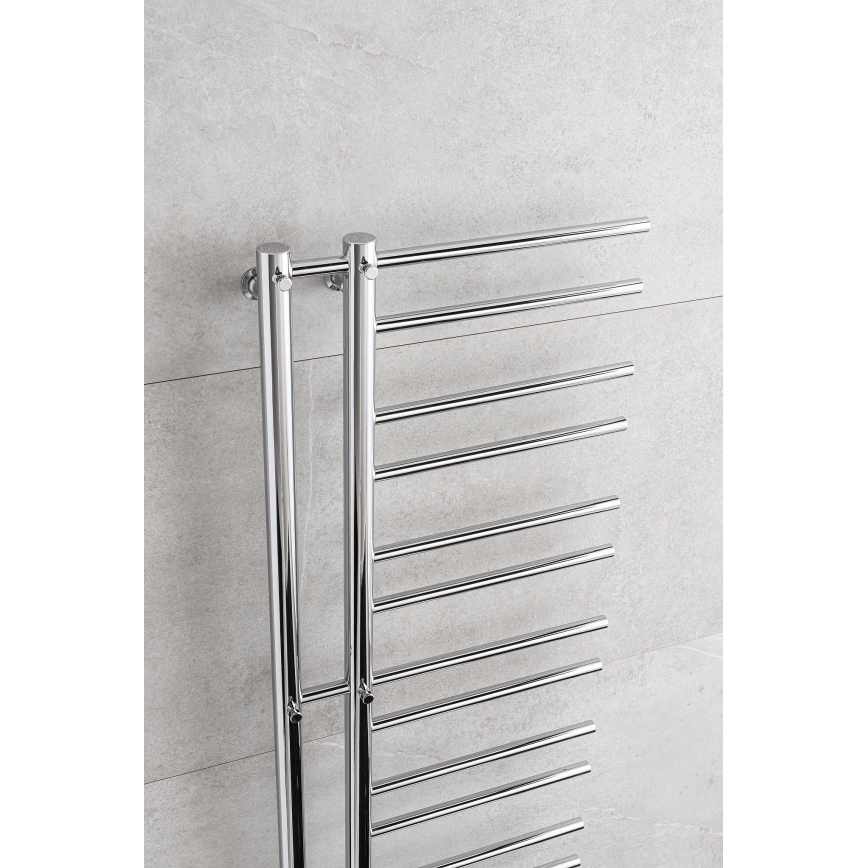 P.M.H. T2C - Sèche-serviettes THEIA 352 W 154 cm version droite/chromé brillant