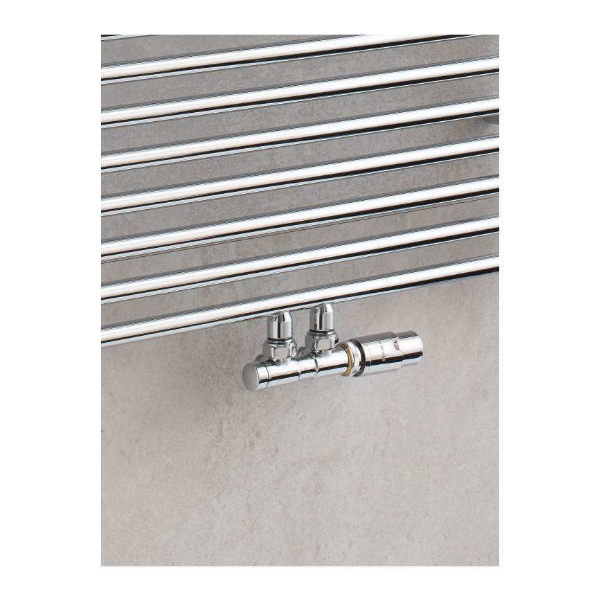 P.M.H. TERM-RC-EK - Robinet thermostatique TERM, version droite, finition chrome brillant