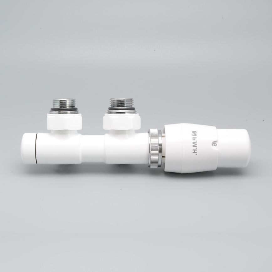 P.M.H. TERM-RW-EK - Vanne thermostatique avec tête TERM droite/blanche