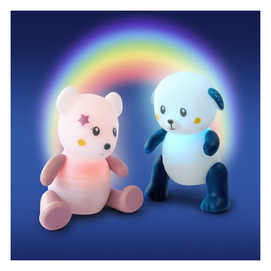 PABOBO - Lampe de table LED enfant LUMILOVE toutou bleu