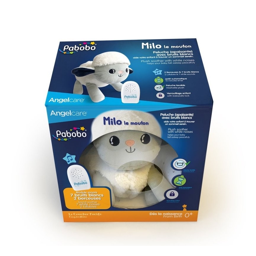 PABOBO - Mouton en peluche avec mélodie SOSO Milo 3xAAA