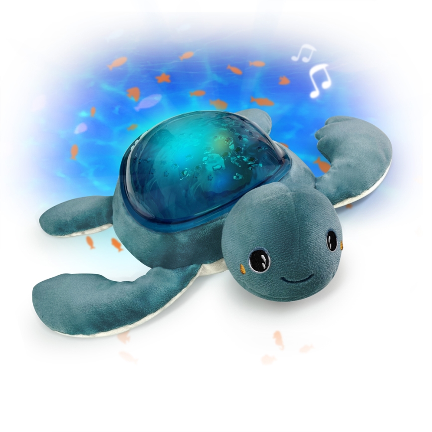 PABOBO - Projecteur avec une mélodie AQUA DREAM USB tortue 1200 mAh