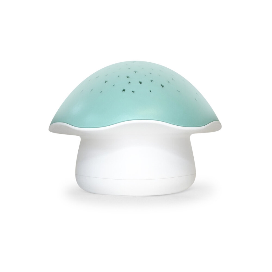 PABOBO - Projecteur avec une mélodie STAR MUSHROOM 3xAA bleu