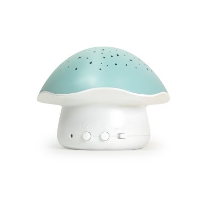 PABOBO - Projecteur avec une mélodie STAR MUSHROOM 3xAA bleu